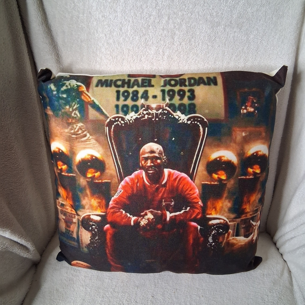 Hand Crafted Legendary Basketball Icon Pillow